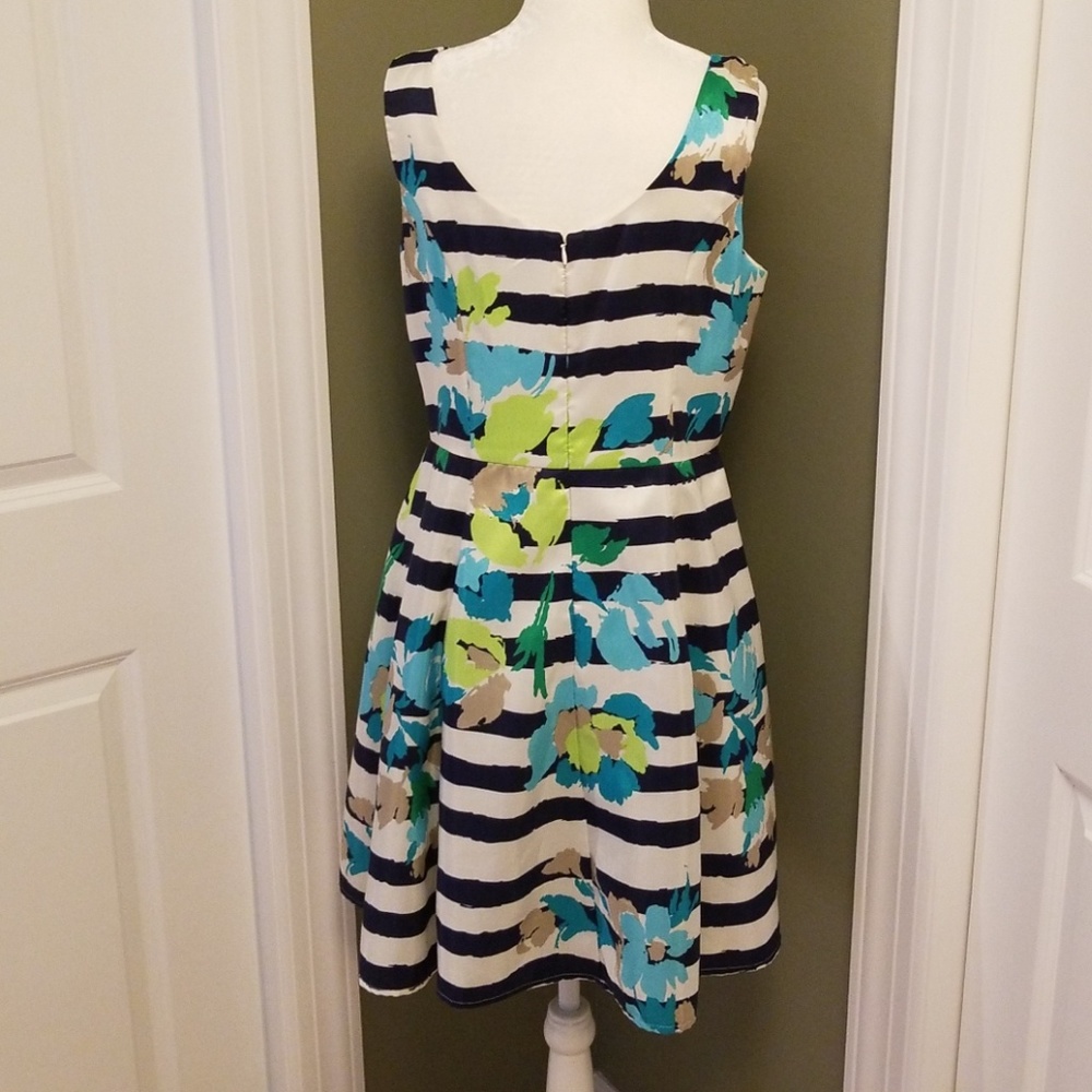 Annalee + Hope Striped and Floral Print Sleeveless Dress - Picture 3 of 4